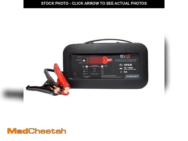 Lot 74-13778728 - Schumacher Electric DSR Pro 125-Amp Car Battery Charger and Engine Starter, 40A Boost, 6/12V for Pow...