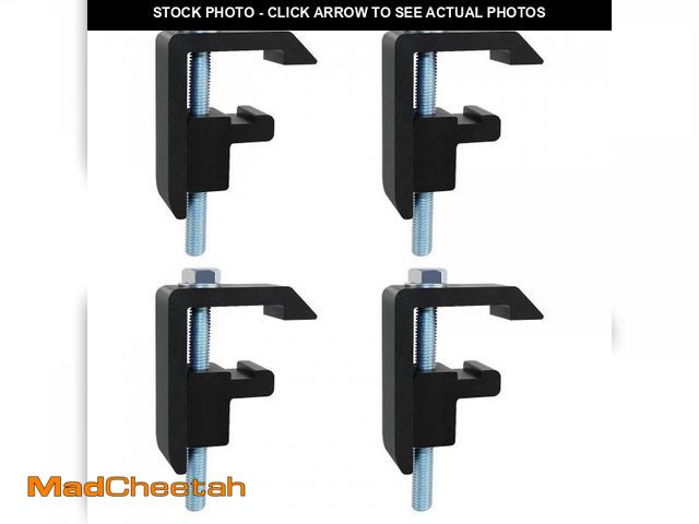 Lot 74-12312075 - QYMOPAY Track System Mounting Clamps for Camper Shell, Truck Topper, Tonneau Cover - Toyota Tacoma T...