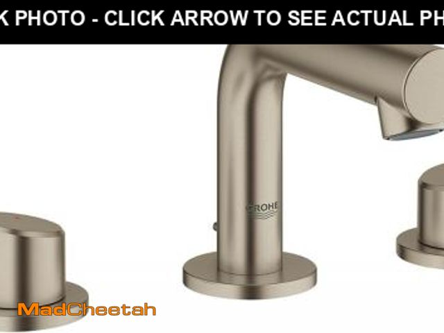 Lot 74-12367554 - GROHE 20572EN1 Concetto, 8-inch Widespread 2-Handle S-Size Bathroom Faucet 1.2 GPM, Brushed Nickel -...