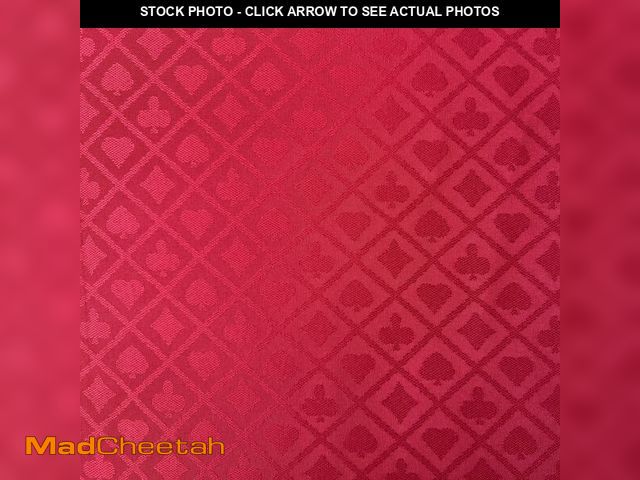 Lot 74-13548614 - Speed Cloth Poker Table Fabric - 108X60 Inch Section of Casino Card Game Table Felt Top Cover Access...