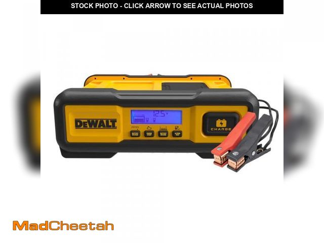 Lot 74-12085934 - DEWALT Professional 30 Amp Battery Charger, 3 Amp Battery Maintainer with 100 Amp Engine Start - USE...