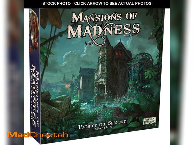 Lot 74-12117822 - Mansions of Madness Path of The Serpent Expansion - Conquer The Perils of The Jungle and Unearth New...