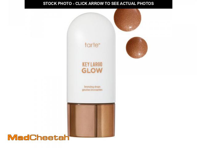 Lot 74-12313680 - tarte key largo glow bronzing drops - deep bronze glow - full size - USED