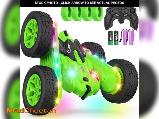 Lot 74-12386614 - Terucle Remote Control Car, Rc Cars Stunt RC Car Toys Upgraded Strip Lights and Headlights Kids Toys...