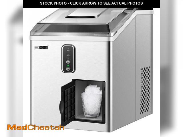 Lot 74-12135704 - VIVOHOME 2 in 1 Electric Portable Compact Countertop Automatic Ice Maker and Shaver Machine 33lbs/Da...
