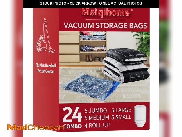 Lot 74-14273710 - Vacuum Seal Bags for Clothing Travel &amp; Home Storage, travel vacuum bags with pump, Store Blanket...