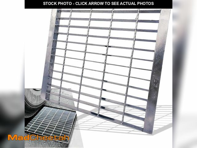 Lot 74-12720156 - MASSLUNT Galvanized Steel Drain Grate with Base, 20x20 Outdoor Drain Cover and Frame, B Class Sewer ...