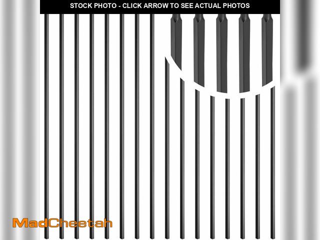 Lot 74-13927764 - Vilstomes 30 Pcs Iron Balusters for Staircase, 1/2" x 44" Wrought Iron Baluster, Square Metal Balust...