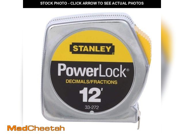Lot 74-13767279 - 12 ft. PowerLock Tape Measure w/ Decimal Scale - UNUSED