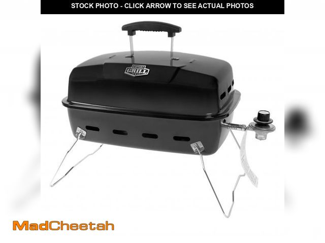 Lot 74-12526414 - (MISSING LEG) Expert Grill 1-Burner Black Propane Gas 17.5" Portable Tabletop Grill, with Removable ...