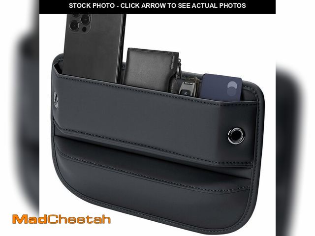 Lot 74-12606278 - Owntow Universal Fit Car Gap Filler, Premium Leather Seat Gap Filler Organizer, Car SUV Truck Essent...