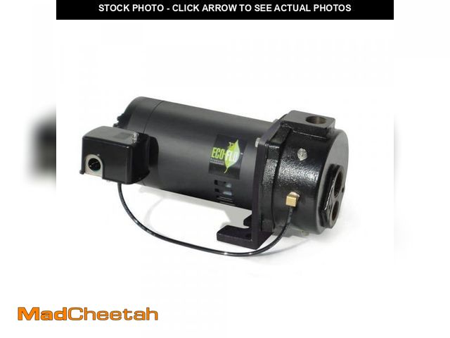 Lot 74-12168265 - ECO FLO 1/2 HP Convertible Deep Well Jet Pump - UNUSED