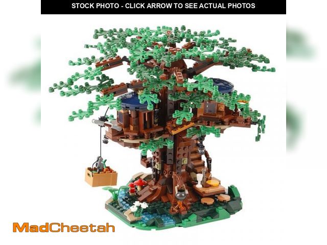 Lot 74-12304144 - Bibilock 1027 PCS Tree House Building Sets(Compatible with Lego Treehouse Bonsai Tree),Creative Idea...