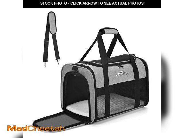 Lot 74-12710574 - Chuzhong Airline Approved Pet Carrier for Cats &amp; Small Dogs (Up to 18 Lbs) - Soft Sided Travel C...