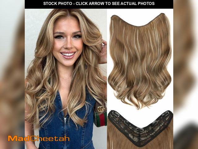 Lot 74-14264362 - ALXNAN Long Wavy Layered Hair Extensions for Women, Clip in Hair Extensions Clip Ins Soft Full Head ...