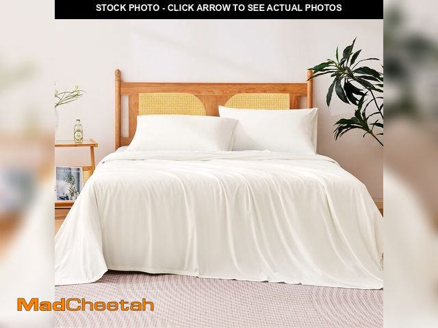 Lot 74-14264911 - Basics Cooling Sheets, 4-Piece Bed Sheet Set for Summer, Soft and Breathable for Hot Sleepers, Beddi...
