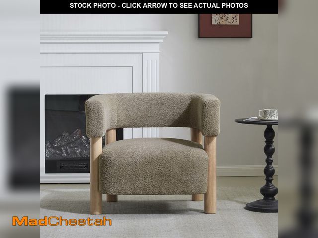 Lot 74-12572162 - Christopher Knight Home Carly Low Profile Accent Chair, Round Backrest Side Chair, Living Room Armch...