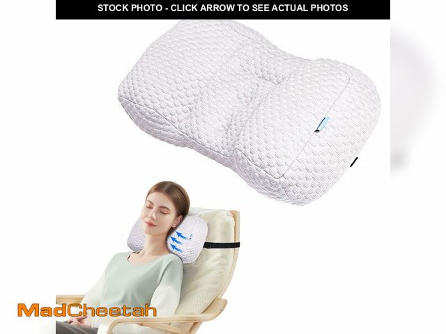 Lot 74-12705534 - SCFOAMZAI Adjustable Neck Pillow for Recliner, Headrest Pillow for Chair &amp; Couch Support - Ergon...
