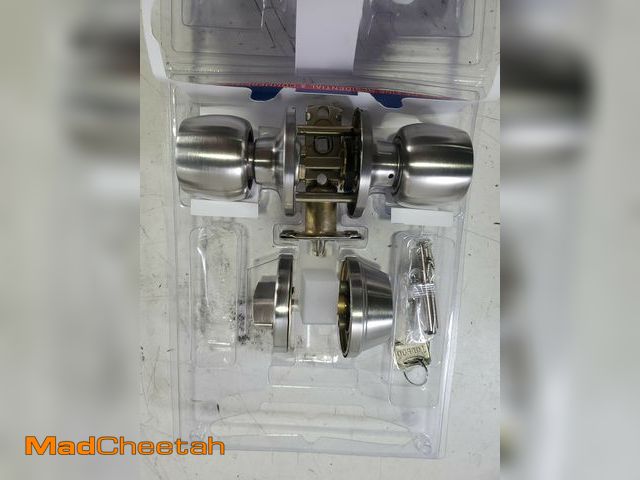 Lot 74-10620661 - TOLEDO Single Cylinder Satin Nickel Combo Set (MISSING PIECES) - UNUSED
