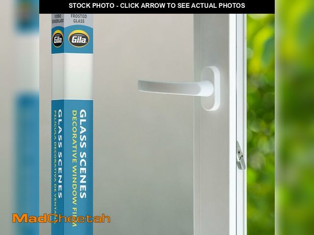 Lot 74-12885644 - Gila Glass Scenes Frosted Glass Static Cling Window Film, 3ft x 6.5ft - UNUSED