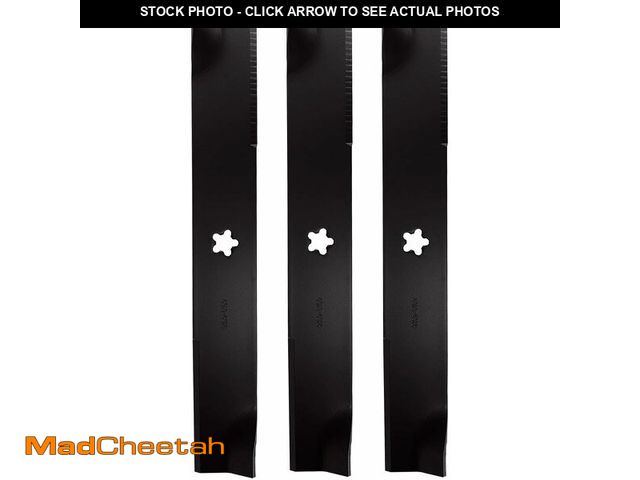 Lot 74-12866413 - Dibanyou Lawn Mower Deck Blades for Husqvarna Dixon Kees Yazoo 539112079 10782 52" Deck EZ 4220 EZ 4...