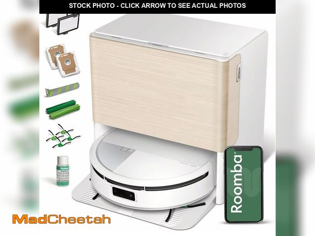 Lot 74-13418969 - iRobot Roomba Max 705 Combo Robot Vacuum &amp; Mop + AutoWash Dock - Extending Self-Cleaning Roller ...