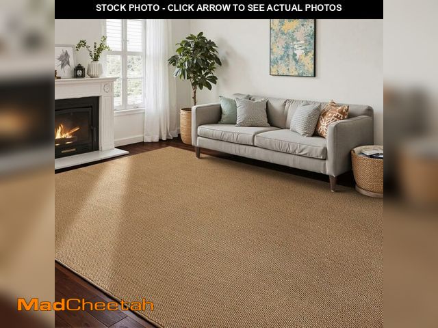 Lot 74-14348614 - CHAMPLANT Boho Rugs for Entryway 3x5 Feet Brown Washable Area Rug Non Slip Entry Rug Indoor Door Mat...