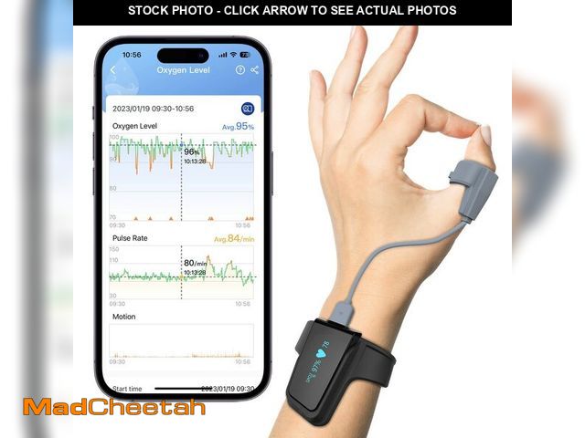 Lot 74-12444274 - Wellue O2 Pulse Oximeter with Smart Reminder | Blood Oxygen Saturation Monitor for SpO2 and Heart Ra...