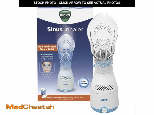 Lot 74-13631509 - Sinus Inhaler, New &amp; Improved Non-Medicated Steam Inhaler for Sinus Relief, Allergies, Congestio...