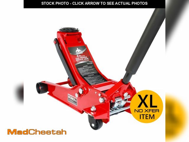 Lot 74-12657732 - Jack Boss 4 Ton Floor Jack Hydraulic Low Profile Floor Jack with Dual Piston Quick Lift Pump, 4 Ton ...