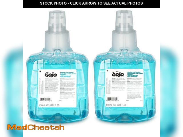 Lot 74-13960870 - GOJO Pomeberry Foam Handwash, Pomegranate Scent, 1200 mL Hand Soap Refill LTX-12 Dispenser (Pack of ...