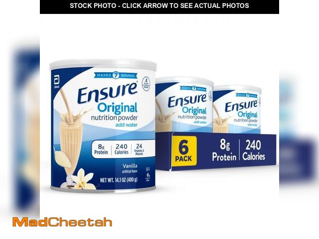 Lot 74-12435615 - Ensure Original Vanilla Nutrition Powder | Vanilla Protein Powder | Small Meal Replacement Shake Mix...