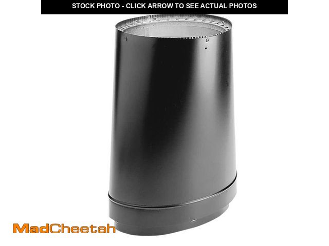 Lot 74-13048639 - DuraVent Model DVL Double Wall Stove Pipe 6in. Diameter Oval-To-Round Adapter - UNUSED