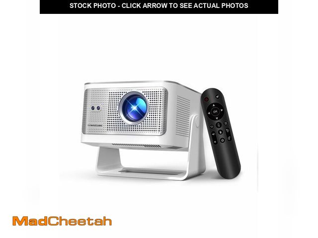 Lot 74-13328872 - Smart Projector with 4K 8K Support, Mini Projector with Wifi6 and Bluetooth5.4, 600 ANSI, Auto Focus...