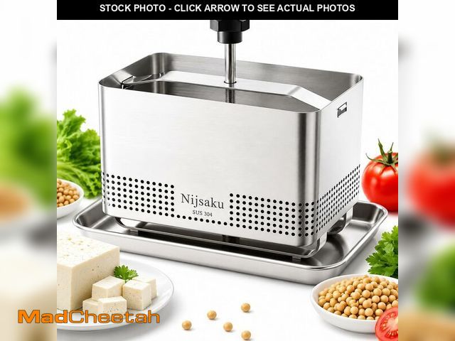 Lot 74-14153839 - Tofu Press Stainless Steel Tofu Press &amp; Paneer Maker - Cheese Press for Homemade Tofu, Paneer, V...