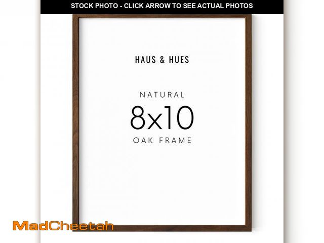 Lot 74-11550944 - HAUS AND HUES Walnut 8x10 Wall Picture Frame - 8x10 Wood Picture Frame. Rustic 8x10 Picture Frames, ...