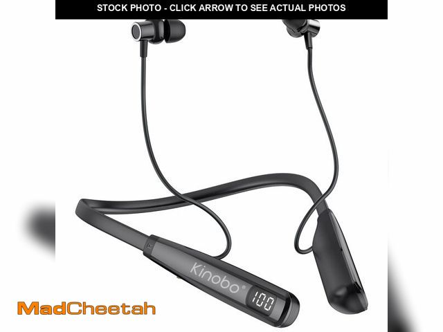Lot 74-14061213 - Kinobo Neckband Bluetooth Headphones, 6.0 Bluetooth 100 Hours PlaytimeÃ¯Â¼ÅIPX7 Sports Waterproof E...