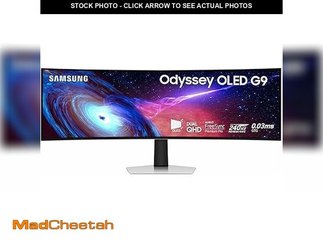 Lot 74-12274091 - Samsung 49" Odyssey OLED (G93SC) Series Curved Gaming Monitor w QD-OLED, 240Hz, 0.03ms, DQHD, G-Sync...