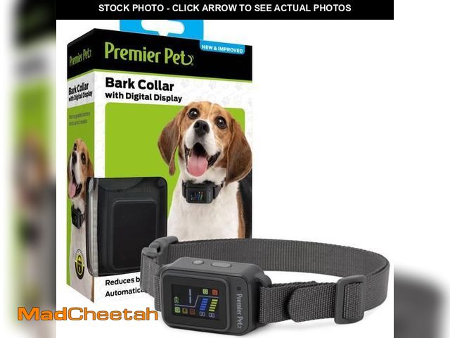 Lot 74-12428081 - Premier Pet Bark Collar with Digital Display  Multiple Corrections  Including Tone  Vibration and St...