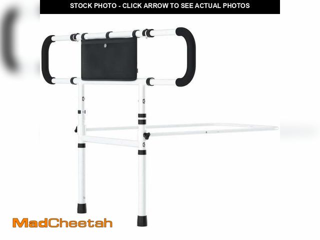 Lot 74-14354841 - Bed Side Rail Mobility Aid Guard punch-free and foldable bedside handrails for getting up - UNUSED