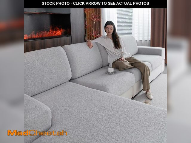 Lot 74-13546736 - OHSIO Couch Cushion Covers for Sectional Sofa, Stretch Soft Sofa Slipcovers Washable Wear-Resistant ...