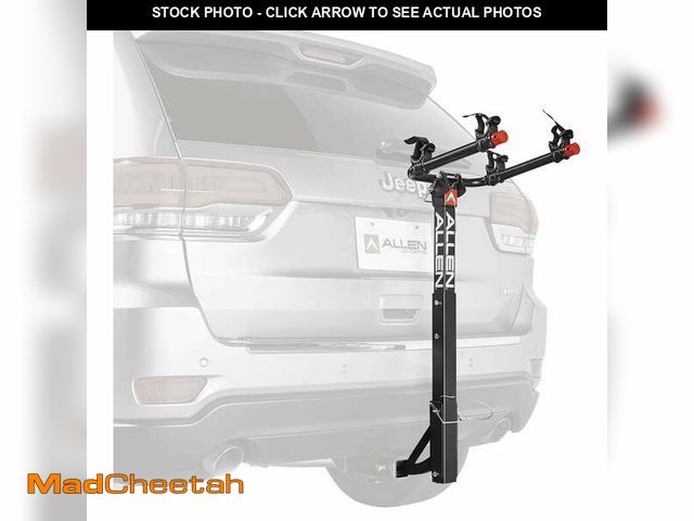 Lot 74-12686932 - Allen Sports Deluxe 2-Bicycle Hitch Mounted Bike Carrier, Black - UNUSED