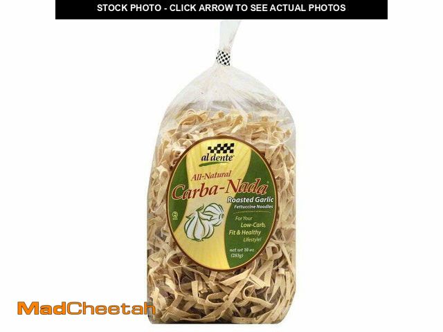 Lot 74-13213720 - AL DENTE Carba-Nada Roasted Garlic Fettuccine, Lower-Carb Pasta, 16g High Protein, Cage Free Eggs, N...