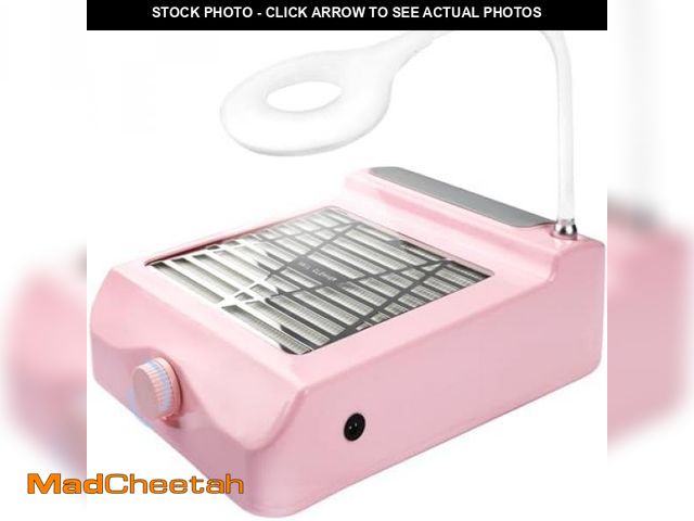 Lot 74-12310642 - Nail Dust Collector with LED Light Ã¢â¬â Powerful 60W Nail Dust Collector Machine Electric Dust S...