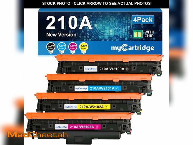 MadCheetah.com - Lot 74-13711276 - 210A Toner Cartridges 4 Pack (with ...