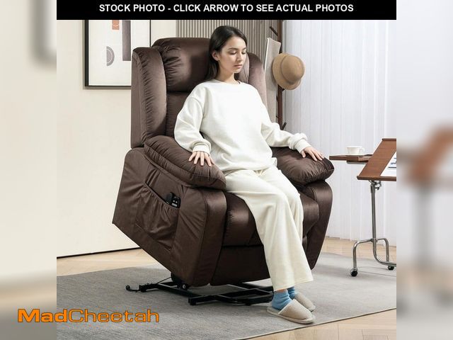 Lot 74-12948139 - HOMCOM Power Lift Recliner Chair for Elderly, Electric Massage Chair Recliner with Remote Controller...