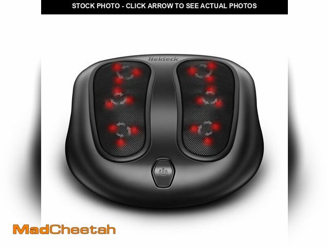 Lot 74-13710221 - Nekteck Foot Massager with Heat, Shiatsu Heated Electric Kneading Foot Massager Machine for Neuropat...
