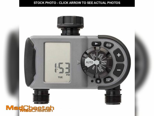 Lot 74-12062275 - Orbit 2-Outlet Programmable Hose Watering Timer Sprinkler Timer - UNUSED
