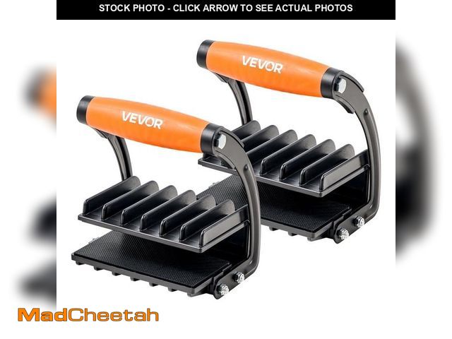 Lot 74-13668146 - VEVOR Plywood Carrier, Nylon Clamps, Nitrile Rubber Pads, Steel Handle, Rubber Grip, Hand Tool, Set,...