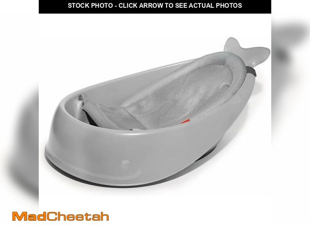 Lot 74-13041683 - Skip Hop Infant Bath Tub 3-Stage Grow With Baby Smart Sling MOBY Bathtub Grey Age 0+ - UNUSED
